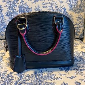 LV Alma BB Epi leather top handle bag
